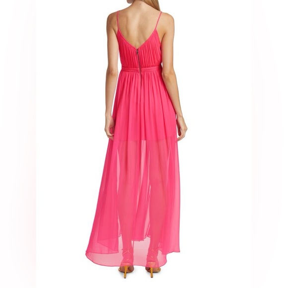 Alice + Olivia Tamar Silk Cutout Maxi Dress - Picture 2 of 9